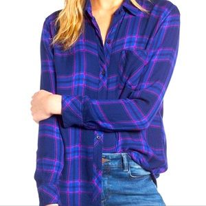 Rails Hunter Plaid Shirt - Size Small